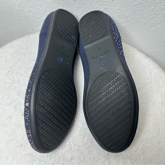 Rothy's  Limited Edition Zodiac Astrology Virgo Loafer Navy Slip On Shoes SizeW6 - Picture 10 of 16